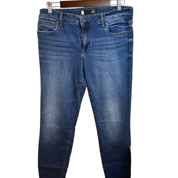 Kut from the Kloth | Diana Skinny Blue Ankle Mid-Rise | Sz 12 - Picture 2 of 9